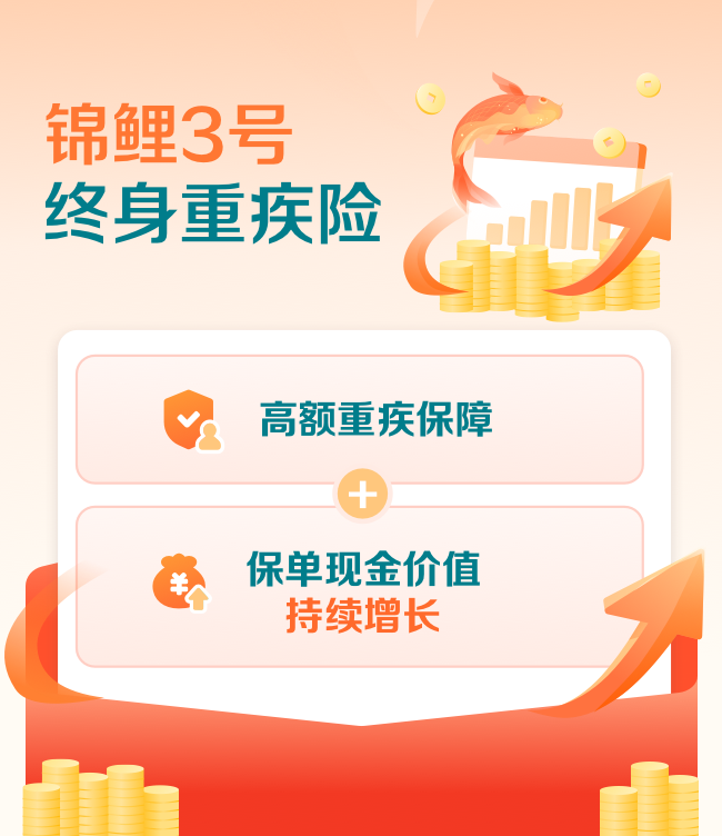 錦鯉3號(hào)終身重疾險(xiǎn)